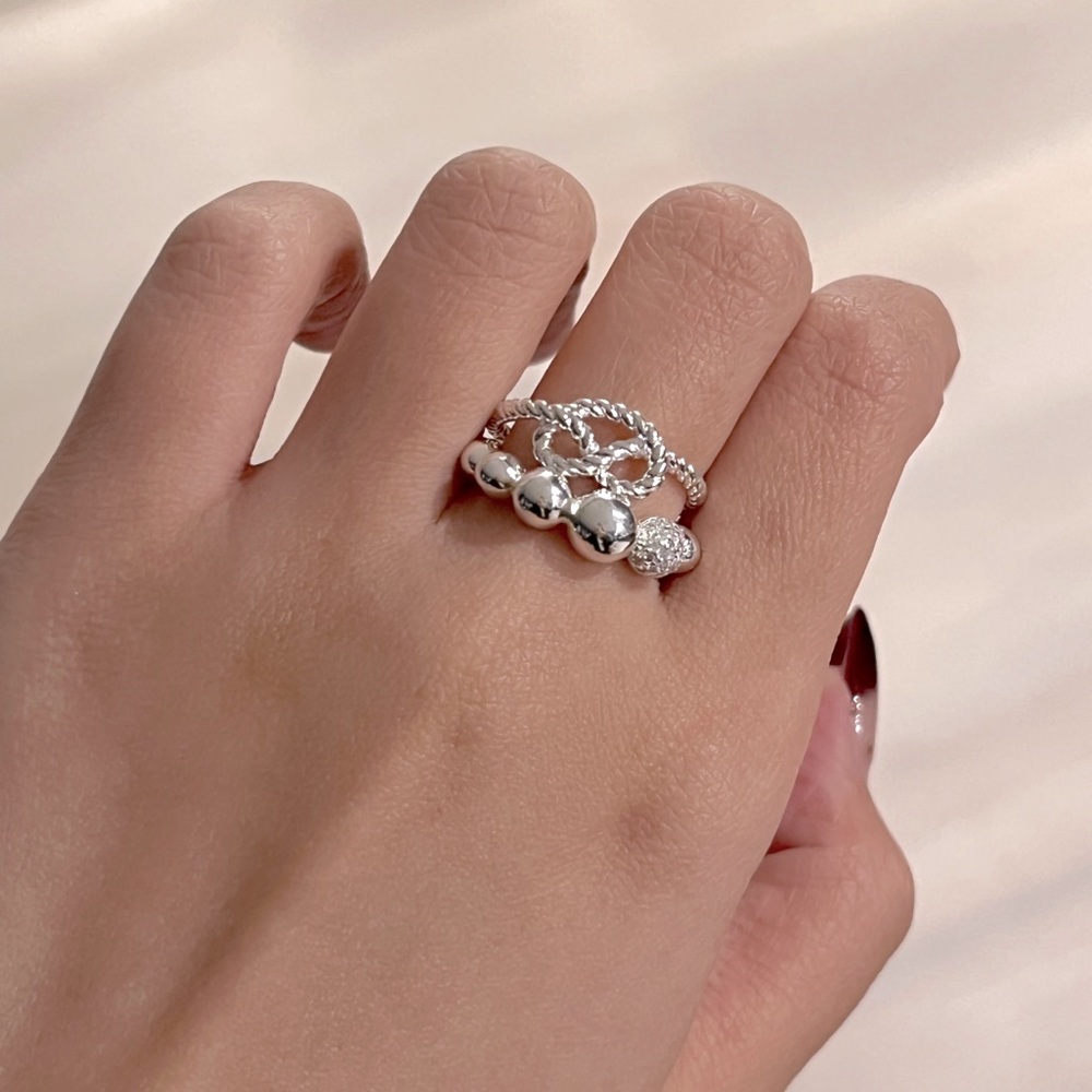 Korean ring set of 2